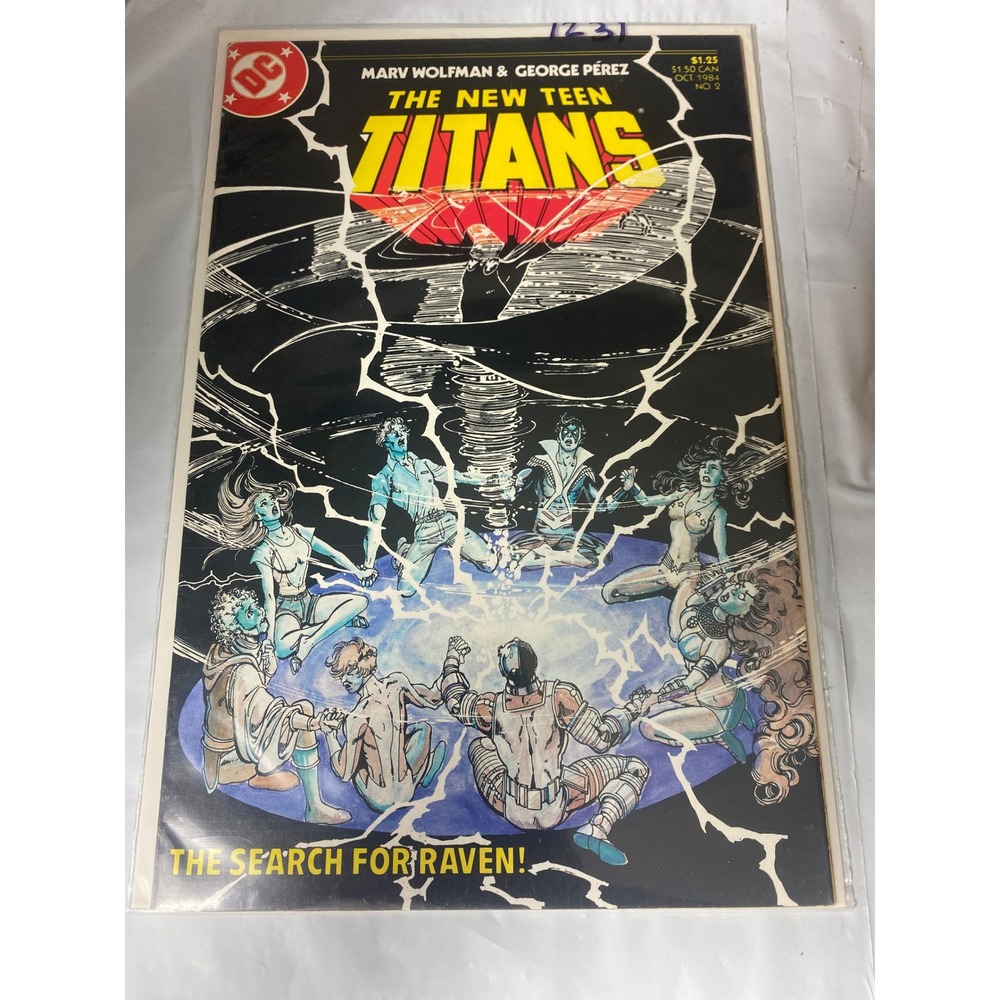 The New Teen Titans 2 DC Comics 1984 Marv Wolfman George Perez Search For Raven